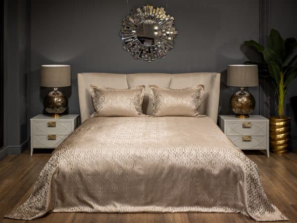 121GD-H110/260-POKR ED-Покрывало HOUSTON бежевое 260*260