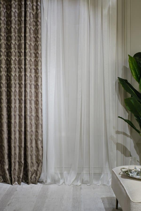 121GD-ROMTUL-ED Тюль ROMA  белый 280*270см