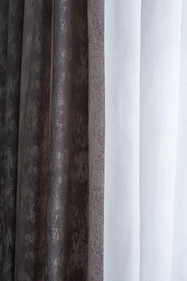 121GD-SERTUL-ED Тюль SERIK бежевый 280*270см — изображение 2