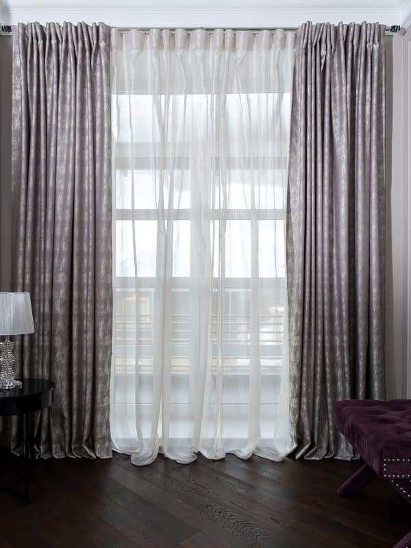 121GD-SERTUL-ED Тюль SERIK бежевый 280*270см — изображение 3