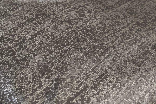 121GD-TEL07-PORT SER Портьера BARI серебряная 275*260см — изображение 4