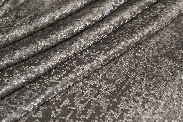 121GD-TEL07-PORT SER Портьера BARI серебряная 275*260см — изображение 5