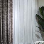 121GD-TON07-PORT SER Портьера MODENA серебряная  275*260см