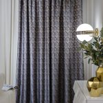 121GD-TON09-PORT GOL Портьера MODENA голубая  275*260см