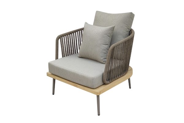 129KN-03041 Кресло "BAYLEY" уличное серое 82*84*75см — изображение 2