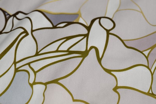 130HB-00022 Пододеяльник сатин принт Пионы серый 215*150 — изображение 5