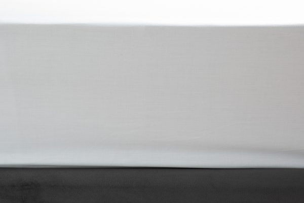 130HB-00026 Простыня на резинке сатин белый 160*200*30 — изображение 3