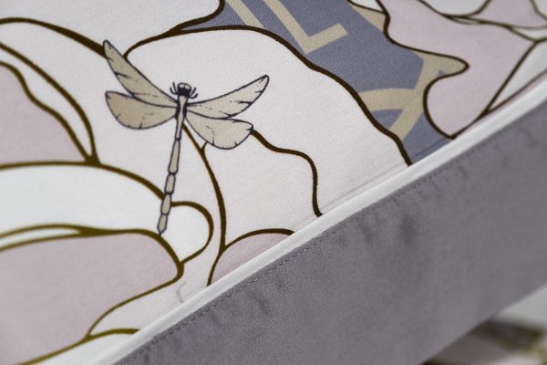 130HB-00028 Комплект наволочек сатин принт Пионы серый  50*70(2шт) — изображение 5