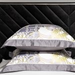 130HB-00029 Комплект наволочек сатин принт Пионы серый  70*70(2шт)