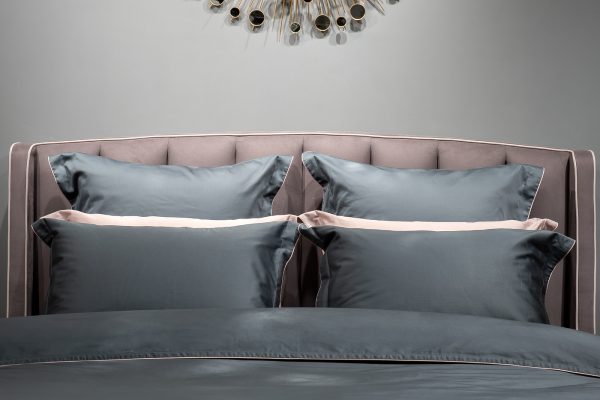 130HB-00148 Комплект наволочек сатин зеленый 50*70(2шт) — изображение 2