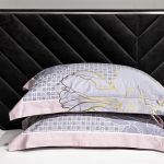 130HB-00212 Комплект наволочек сатин принт Пионы розовый  50*70(2шт)