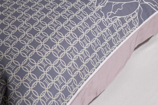 130HB-00212 Комплект наволочек сатин принт Пионы розовый  50*70(2шт) — изображение 5