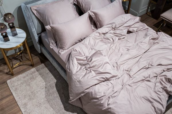 130HB-BSH240180-PROS ROS Простыня сатин пудреная роза 240*180 — изображение 4