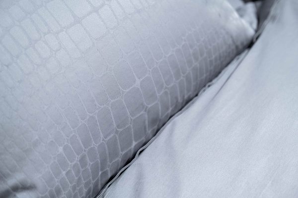 130HB-BSH240180-PROS SER Простыня сатин серый 240*180 — изображение 3