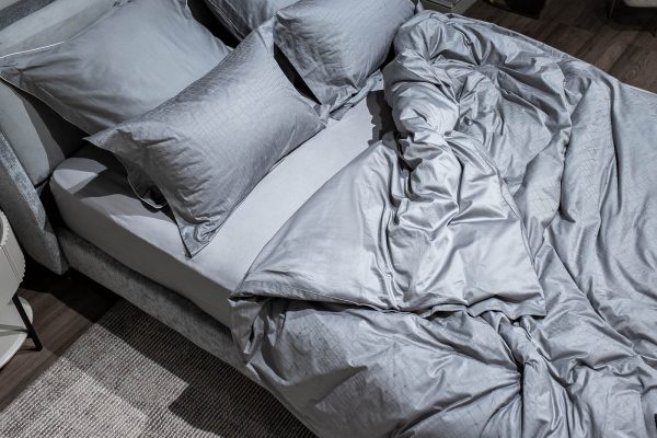 130HB-BSH240180-PROS SER Простыня сатин серый 240*180 — изображение 4