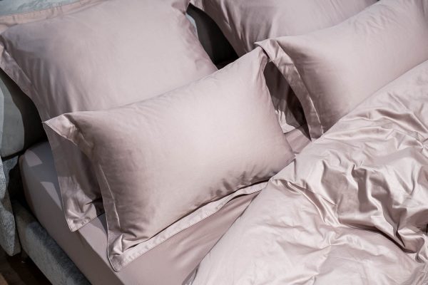 130HB-BSH240250-PROS ROS Простыня сатин пудреная роза 240*250 — изображение 3