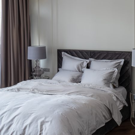 130HB-DC215150 -POD MECH SER Пододеяльник сатин Мечты серый 215*150