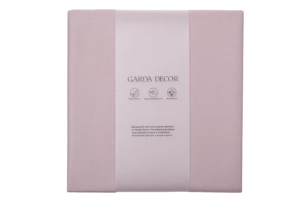 130HB-DC215150-POD ROS Пододеяльник сатин Видение пудреная роза 215*150 — изображение 5