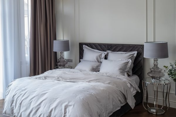 130HB-DC230210 -POD MECH SER Пододеяльник сатин Мечты серый 230*210