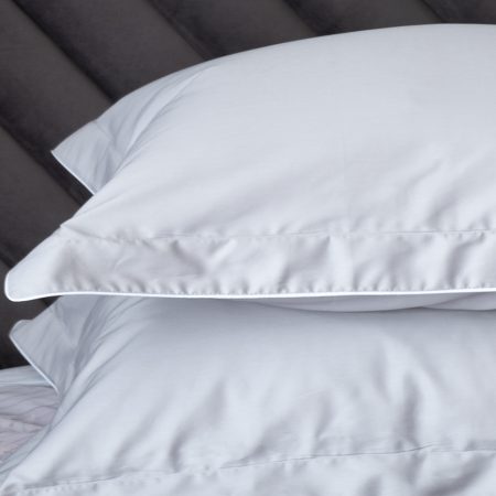 130HB- PC5070-NAV SER Комплект наволочек сатин серый 50*70(2шт)