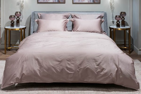 130HB- PC7070-NAV ROS Комплект наволочек сатин пудреная роза 70*70(2шт) — изображение 5