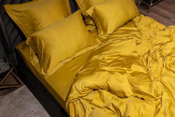 131SH-4222-PROS REZ SOPR GORCH Простыня на резинке Сопрано горчичный 180*200*30 — изображение 4