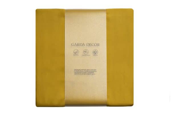 131SH-4222-PROS REZ SOPR GORCH Простыня на резинке Сопрано горчичный 180*200*30