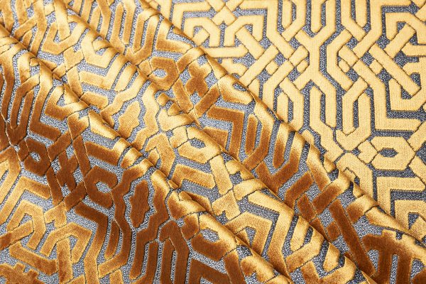 134LS-127062740-LATTICE ORANG Ткань — изображение 2