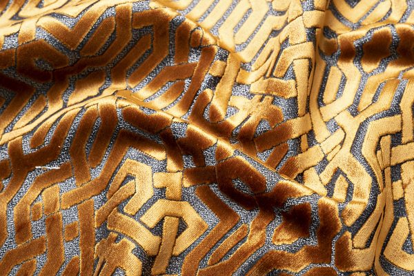 134LS-127062740-LATTICE ORANG Ткань — изображение 4