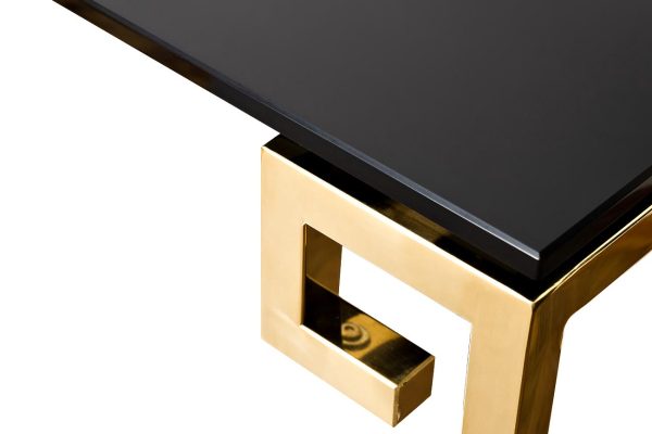 13RXC3049-GOLD Консоль черное стекло/золото 120*40*78см — изображение 3