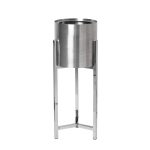 13RXFP3105L-SILVER Подставка под цветы серебро d25*70cм