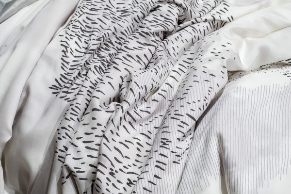 144HF-10301 Пододеяльник Нувола принт тенсель серый 220*200 — изображение 3