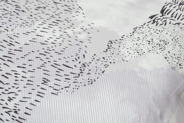 144HF-10301 Пододеяльник Нувола принт тенсель серый 220*200 — изображение 4