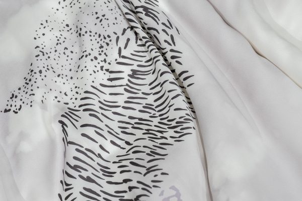 144HF-10301 Пододеяльник Нувола принт тенсель серый 220*200 — изображение 5