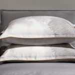 144HF-10308 Комплект наволочек Нувола принт тенсель серый 50*70 (2шт)