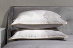 144HF-10309 Комплект наволочек Нувола принт тенсель серый 70*70 (2шт)