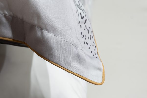 144HF-10309 Комплект наволочек Нувола принт тенсель серый 70*70 (2шт) — изображение 4