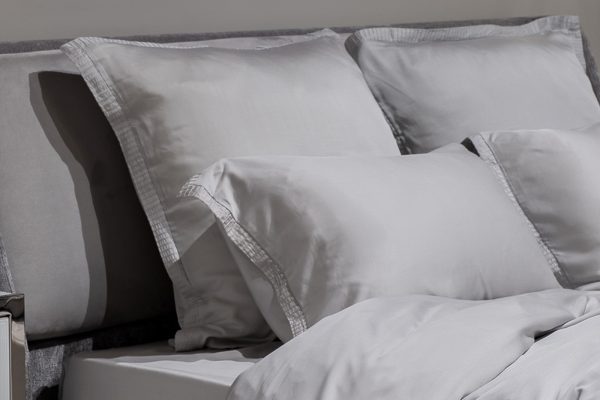 144HF-10311 Комплект наволочек тенсель серый 70*70 (2шт) — изображение 5