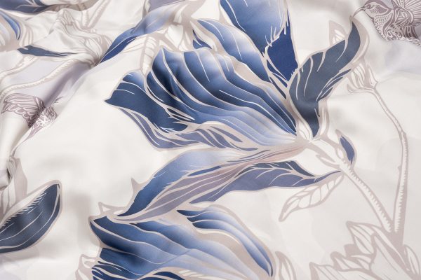 144HF-10402 Пододеяльник АРТ Магнолия принт тенсель 145*210 — изображение 3