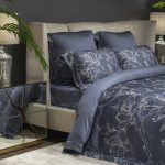 144HF-10403 Простыня тенсель синяя 240*250