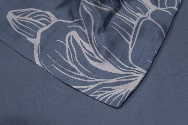 144HF-10403 Простыня тенсель синяя 240*250 — изображение 3