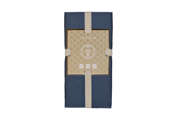 144HF-10403 Простыня тенсель синяя 240*250 — изображение 5