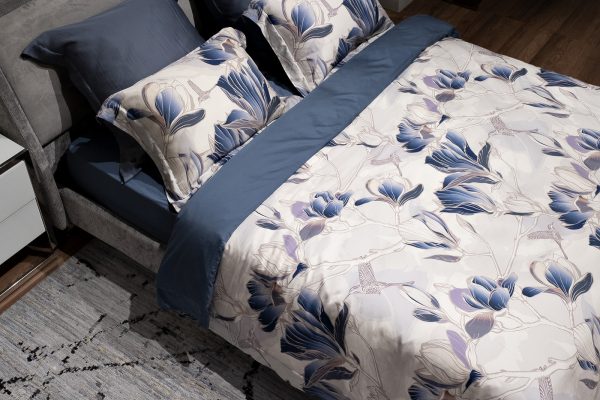 144HF-10409 Комплект наволочек АРТ Магнолия принт тенсель 70*70 (2шт) — изображение 3