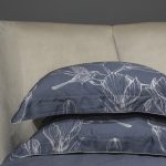 144HF-10410 Комплект наволочек принт тенсель синий  50*70 (2шт)