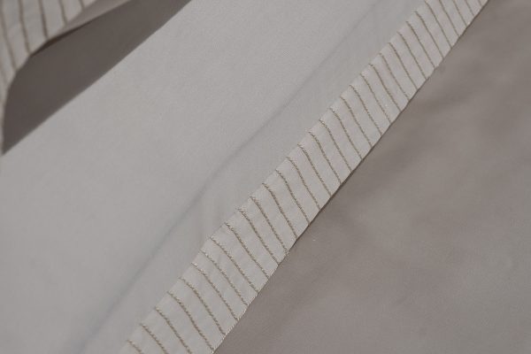 144HF-40407 Простыня на резинке тенсель жемчужная 180*200*30 — изображение 3