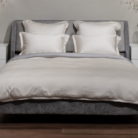 144HF-40412 Пододеяльник тенсель жемчужный 220*200