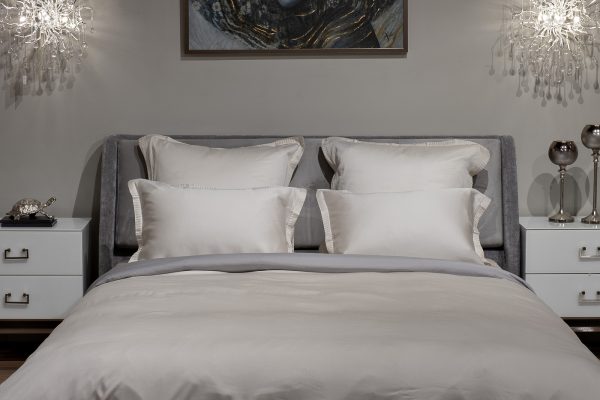 144HF-40413 Пододеяльник тенсель жемчужный 145*210 — изображение 2