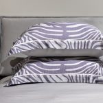 144HF-41008 Комплект наволочек Саванна принт тенсель серый 50*70 (2шт)