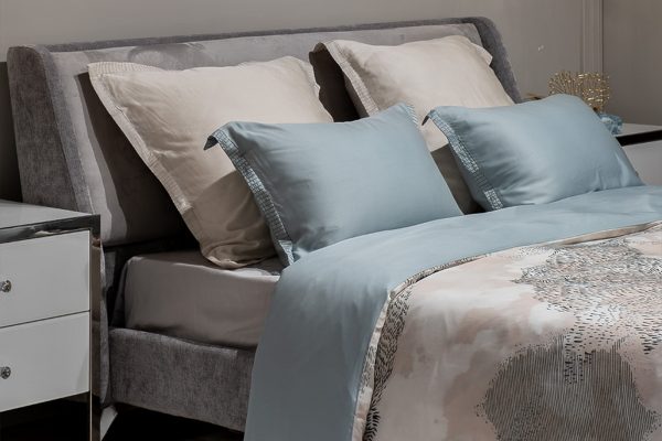 144HF-70601 Пододеяльник Нувола принт тенсель бирюзовый 220*200 — изображение 2