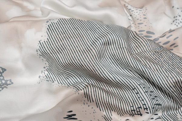 144HF-70601 Пододеяльник Нувола принт тенсель бирюзовый 220*200 — изображение 4